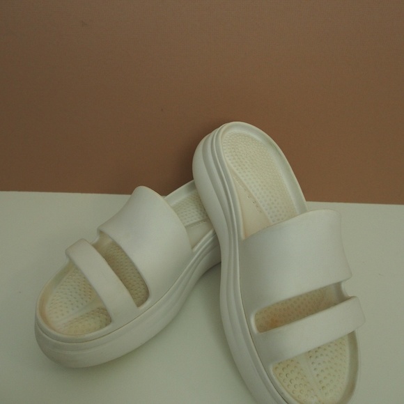 Rag & Bone Brixley Platform Slides Size 38 White - Picture 1 of 7
